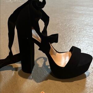 Fashion Nova Black Platform Heels
